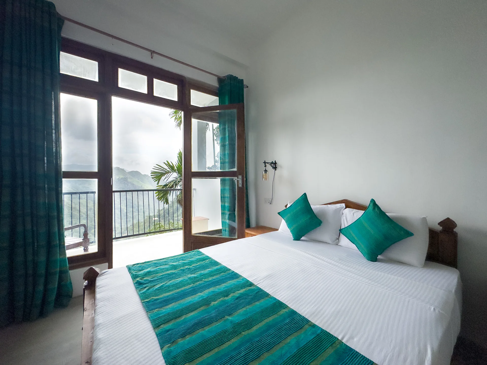 Spacious room interior at Ella Alpine Resort