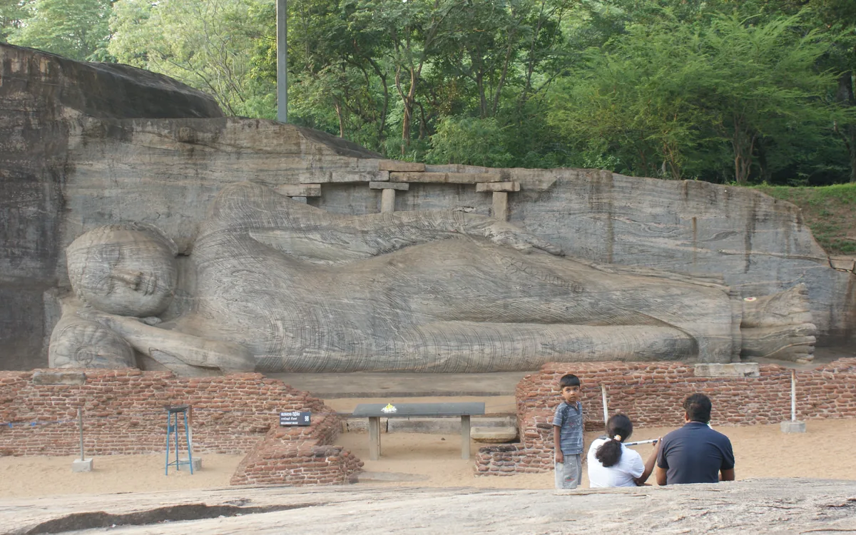 Polonnaruwa ancient ruins